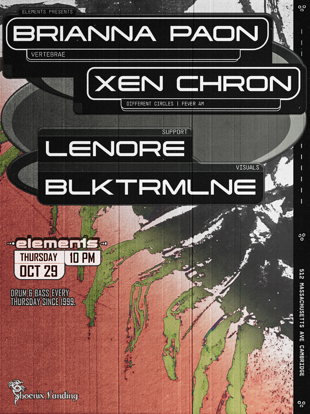 elements - Brianna Paon (Vertebrae) - Boston sendoff,  Xen Chron