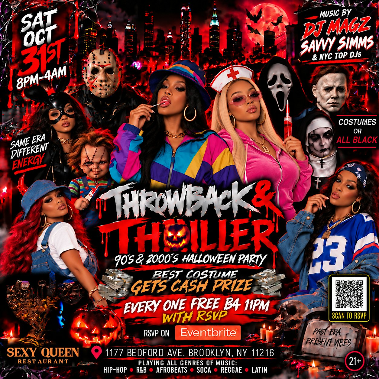 Throwback & Thriller: 90’s & 2000’s Halloween Party