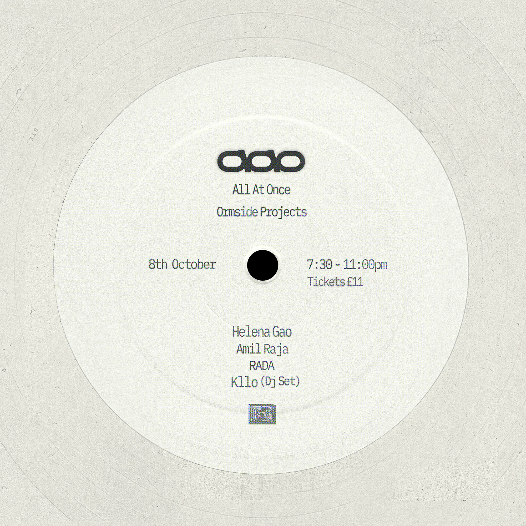ALL AT ONCE presents Helena Gao