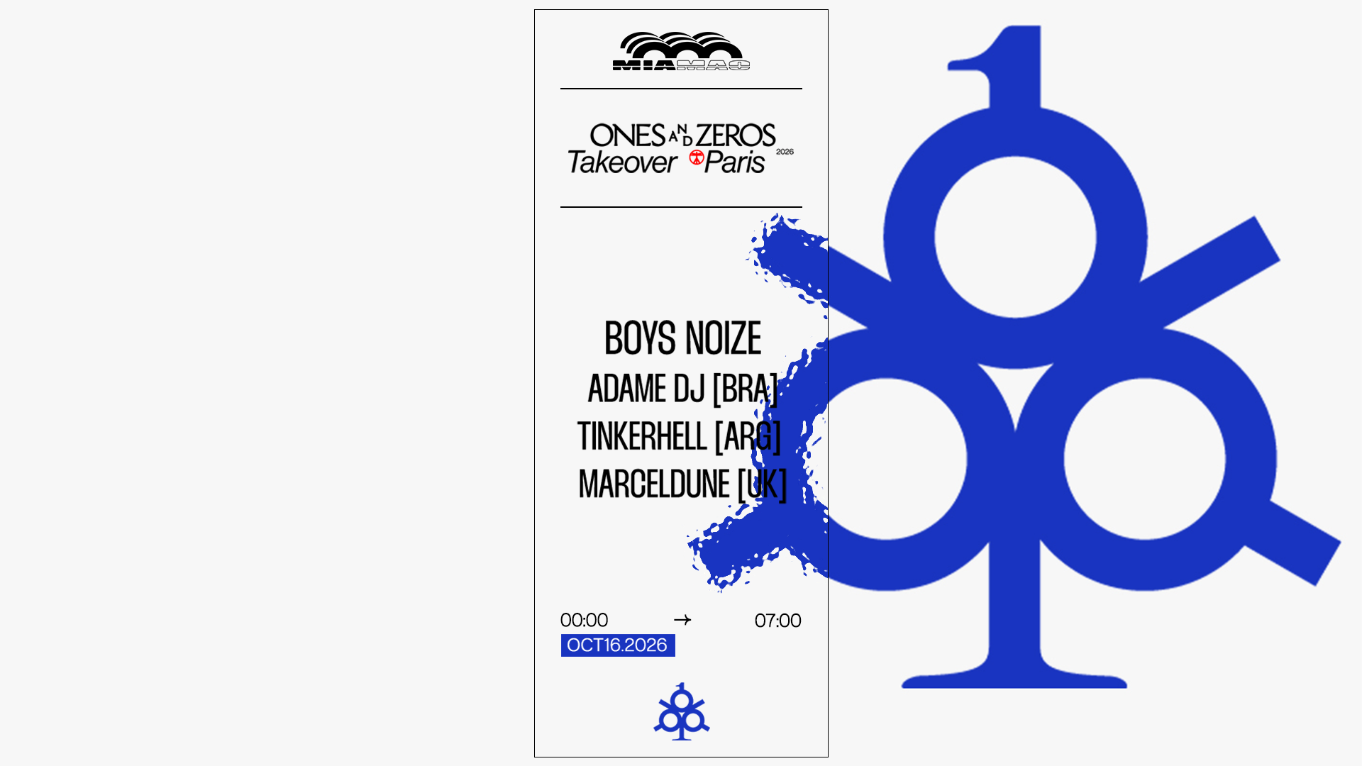 ONES AND ZEROS: Boys Noize, Adame DJ, TINKERHELL & MORE
