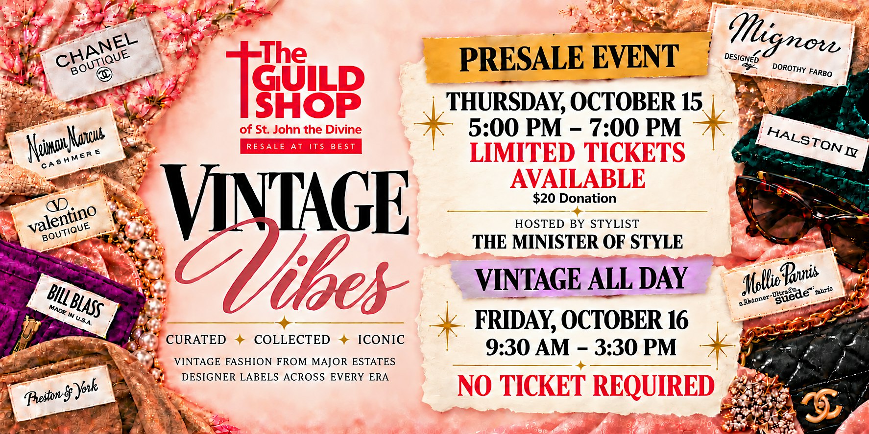 VINTAGE VIBES Opening Night & Presale at The Guild Shop