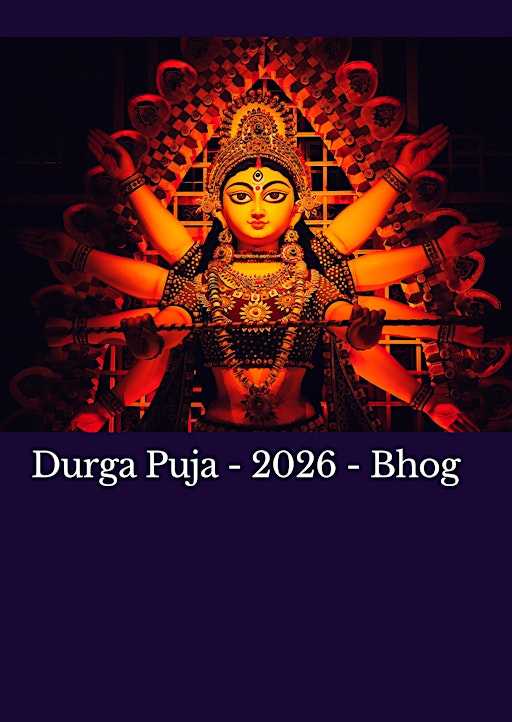 Aurora Durga Puja 2026 – Bhog Style (Lunch)
