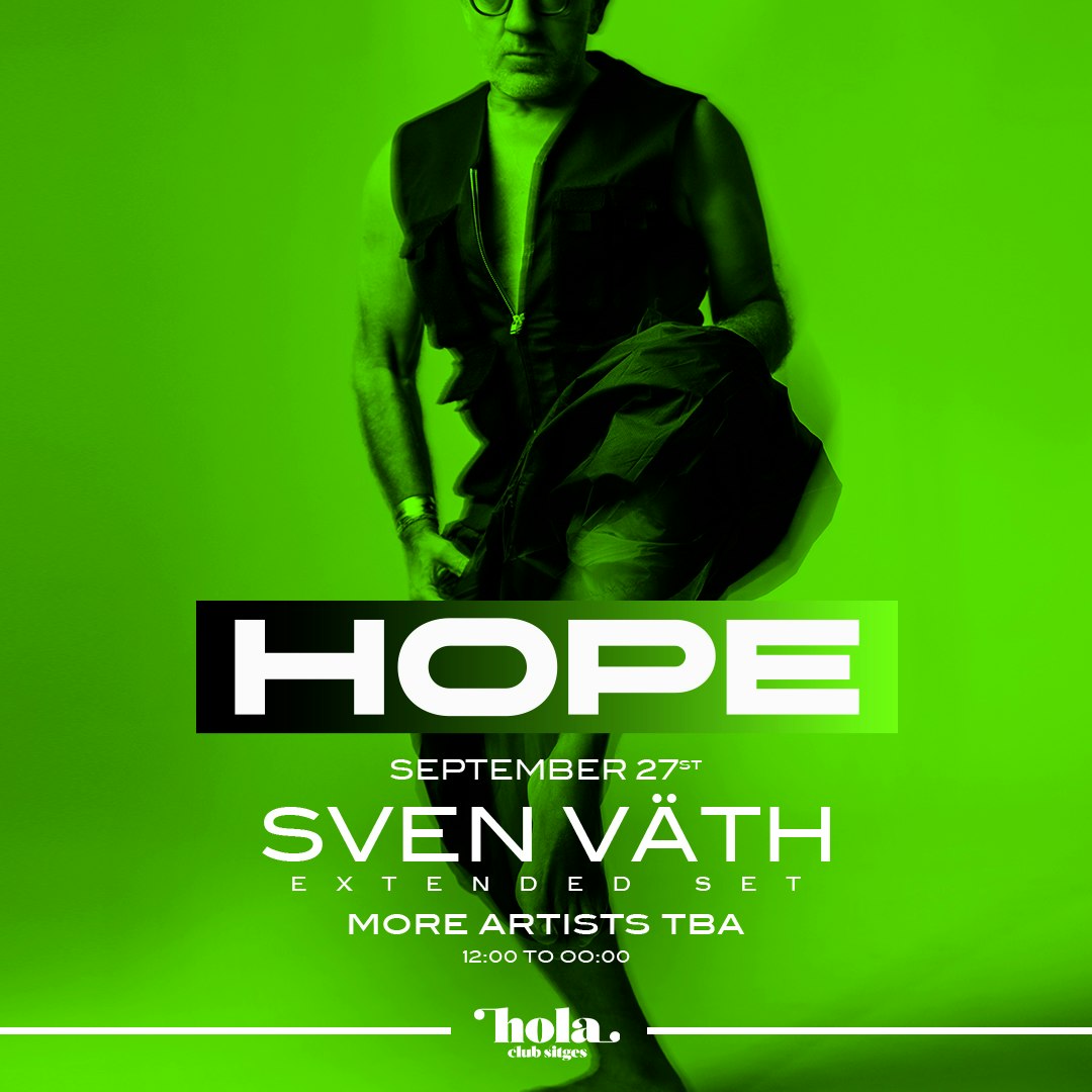 HOPE pres: Beach Party with Sven Väth 