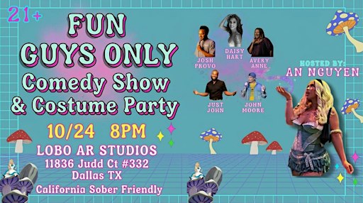 Fun Guys Only Comedy Show & Costume Party
