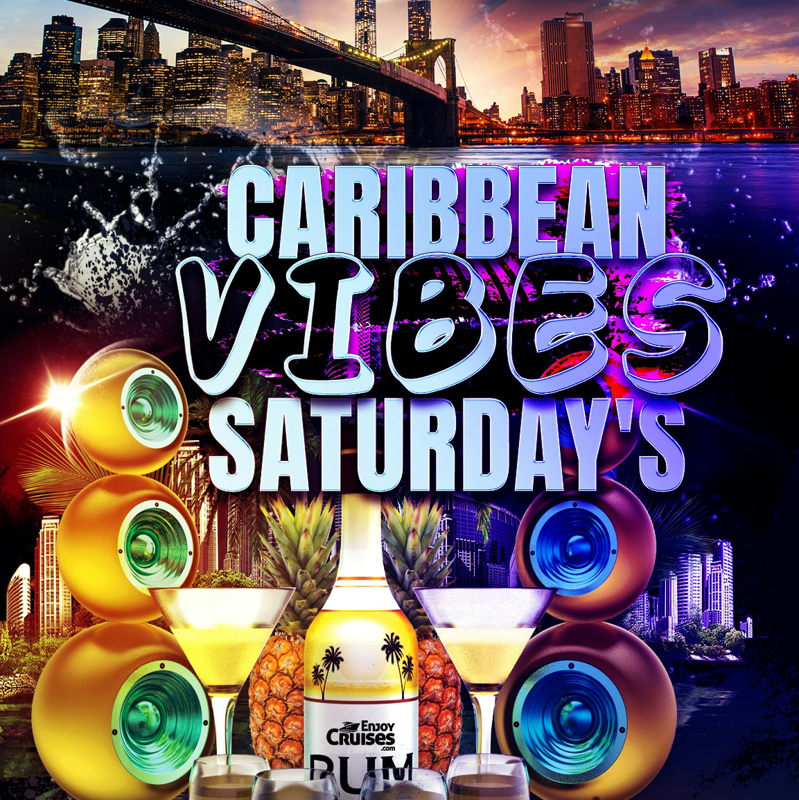 Caribbean Vibes Weekly Party Yacht Cruises NYC
