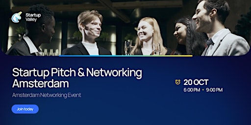 Startup Pitch & Networking Amsterdam