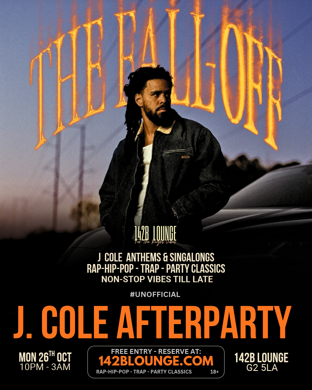 J. COLE AFTERPARTY (#Unofficial)