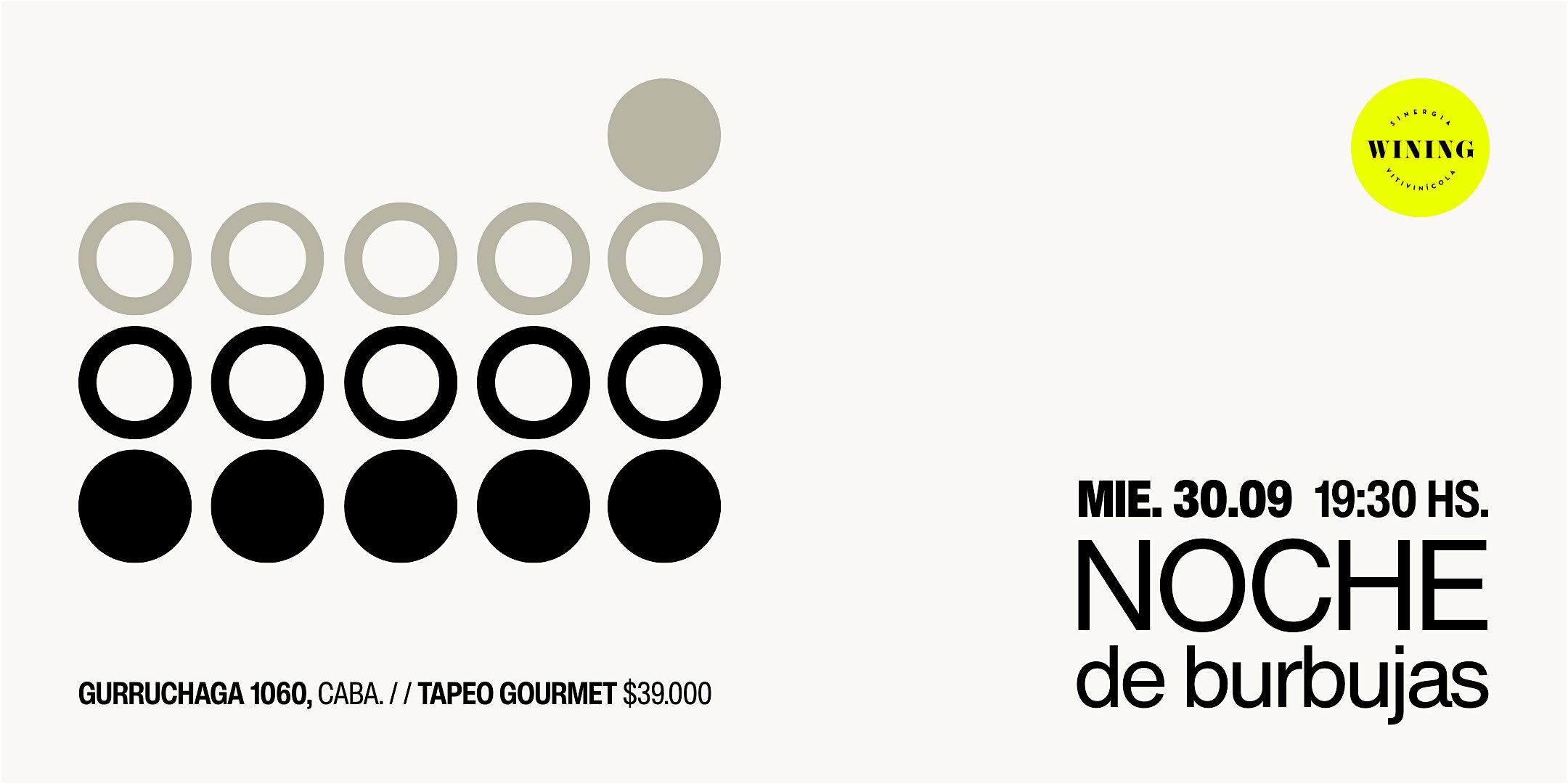 NOCHE DE BURBUJAS
