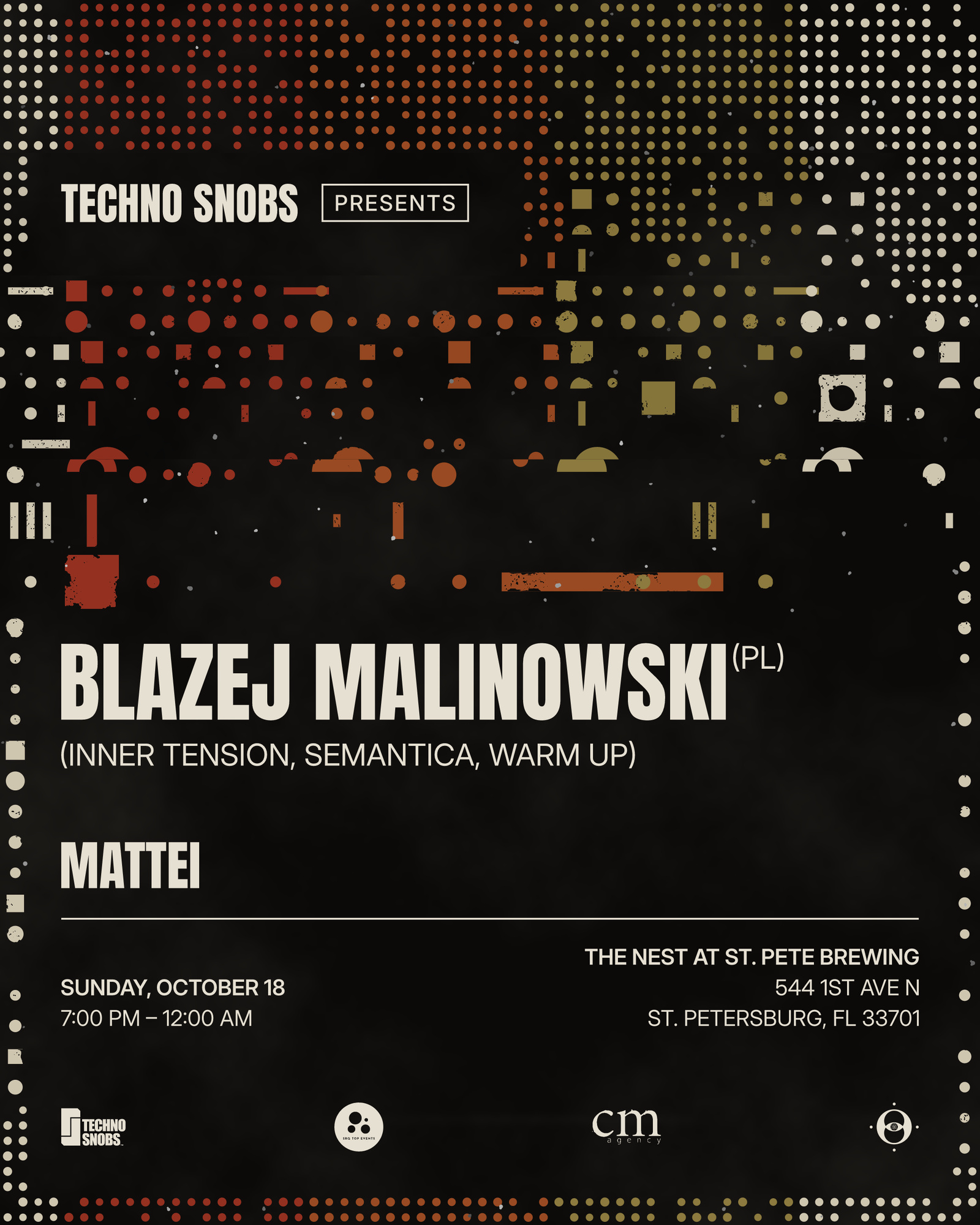 Techno Snobs presents: Blazej Malinowski