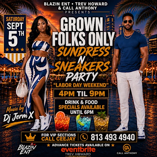 SUNDRESS & SNEAKERS DAY PARTY