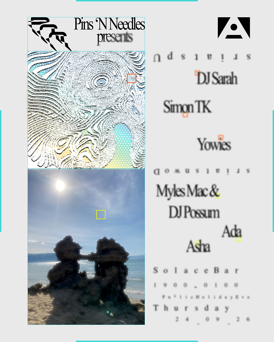 Pins 'N Needles pres. DJ Sarah, Simon TK, Myles Mac & DJ Possum + more