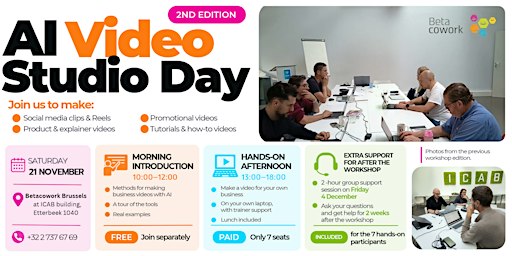 AI Video Studio Day: Create Marketing Videos for Your Business