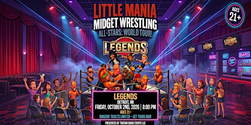 Little Mania Wrestling: Big Action, Tiny Wrestlers! Detroit, MI!