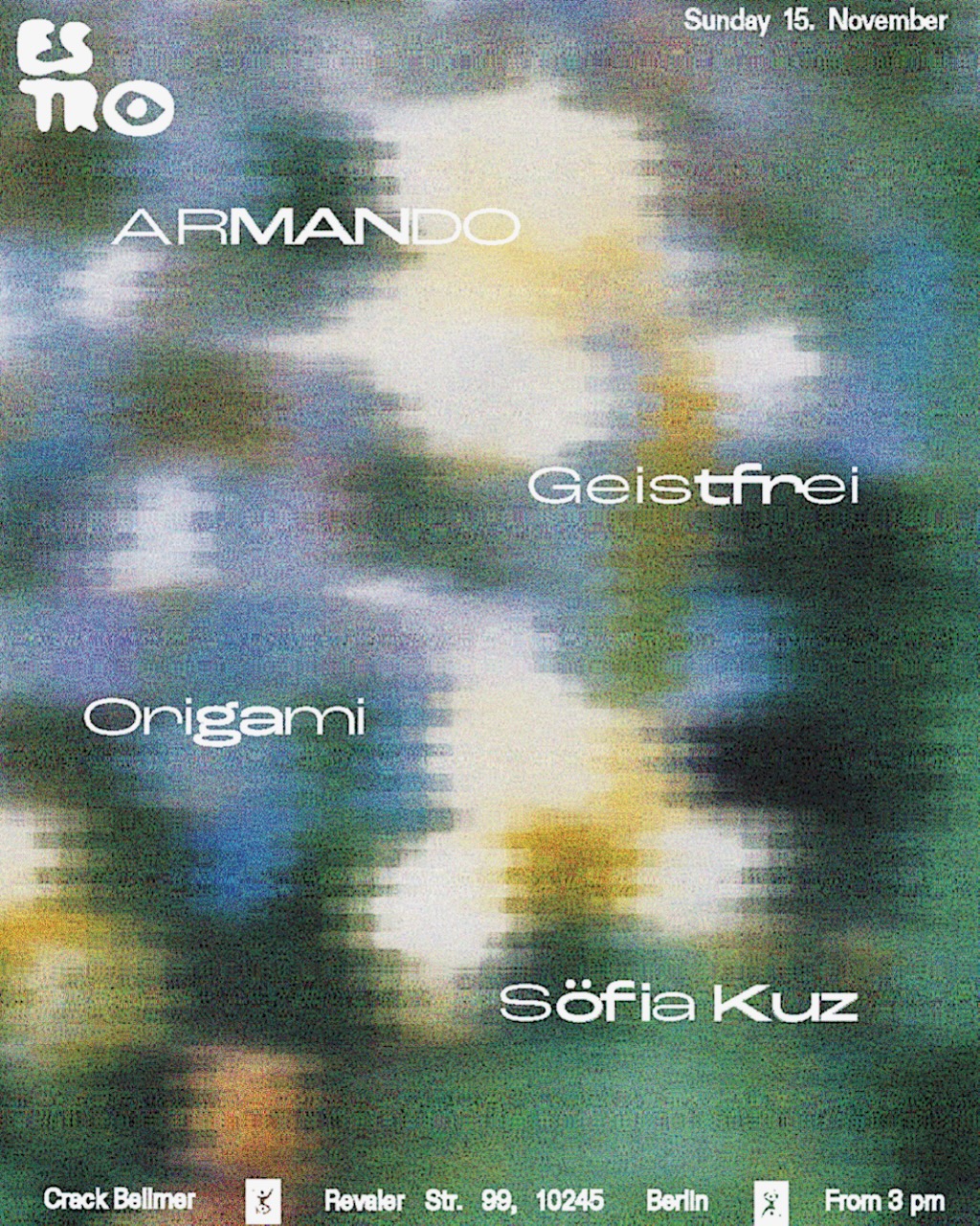 ESTRO with ARMANDO, GEISTFREI, Origami, Söfia Kuz
