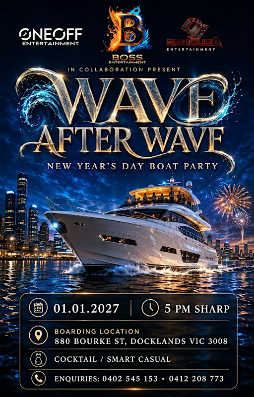 WAVE AFTER WAVE BOAT PARTY