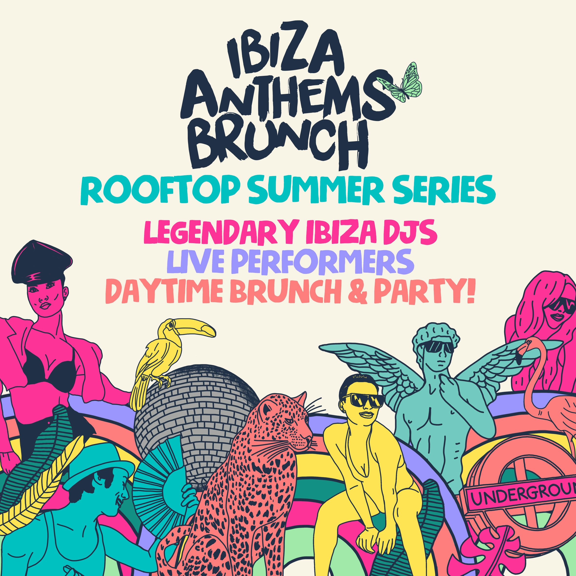 Ibiza Anthems Brunch Rooftop Party