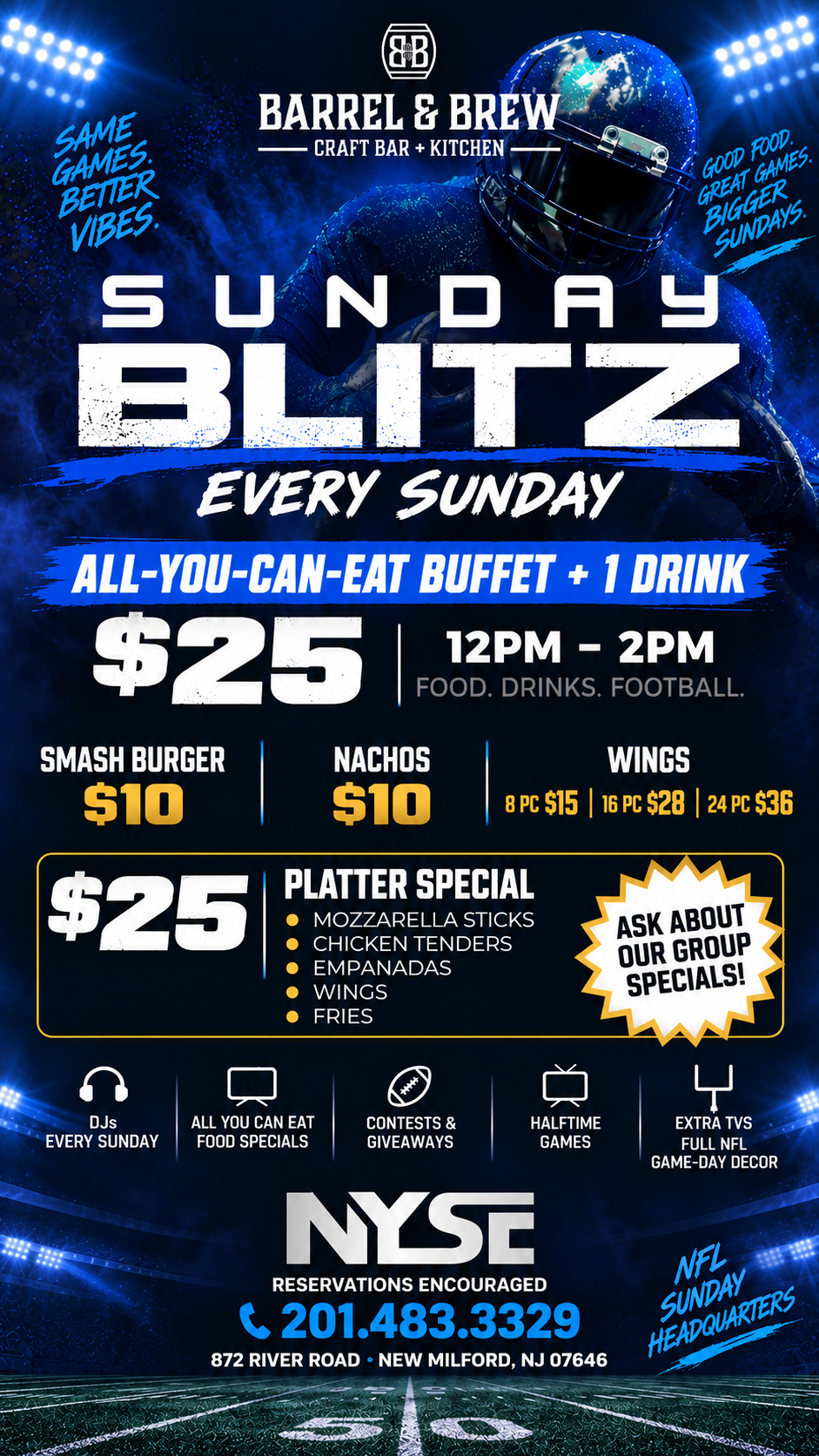 NFL Sundays: Bigger Vibes, Better Games Tickets!