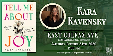 Kara Kavensky Live at Tattered Cover Colfax