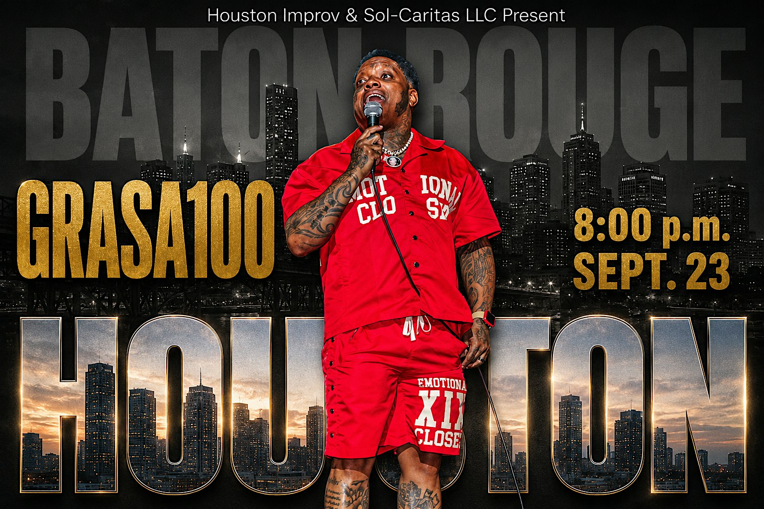 Grasa100: LIVE at Houston Improv