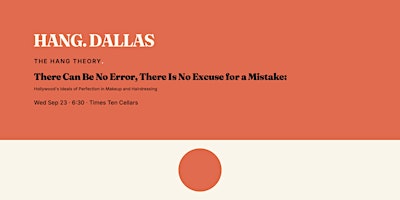 There Can Be No Error, There Is No Excuse for a Mistake: