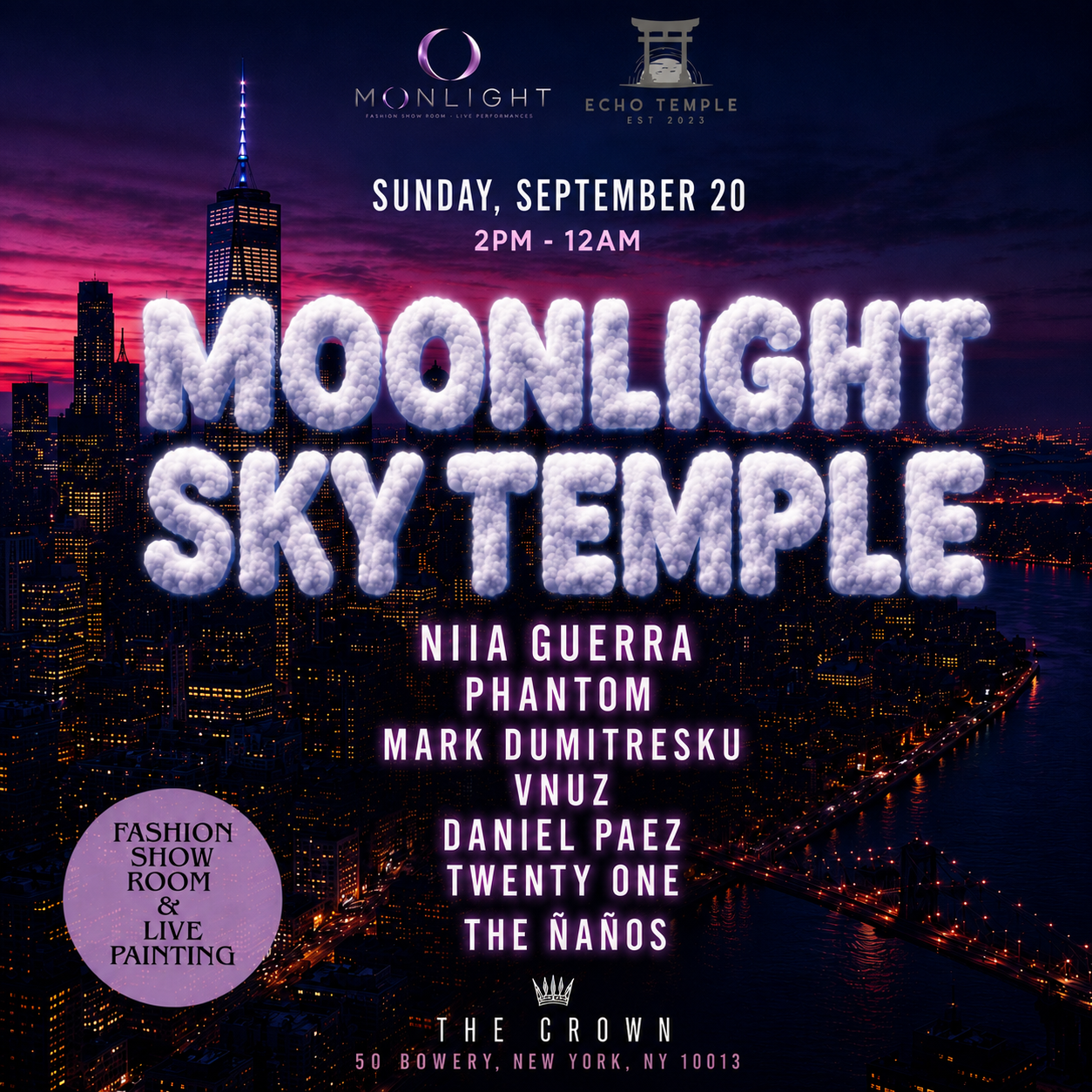 SKY TEMPLE MOONLIGHT ROOFTOP PARTY
