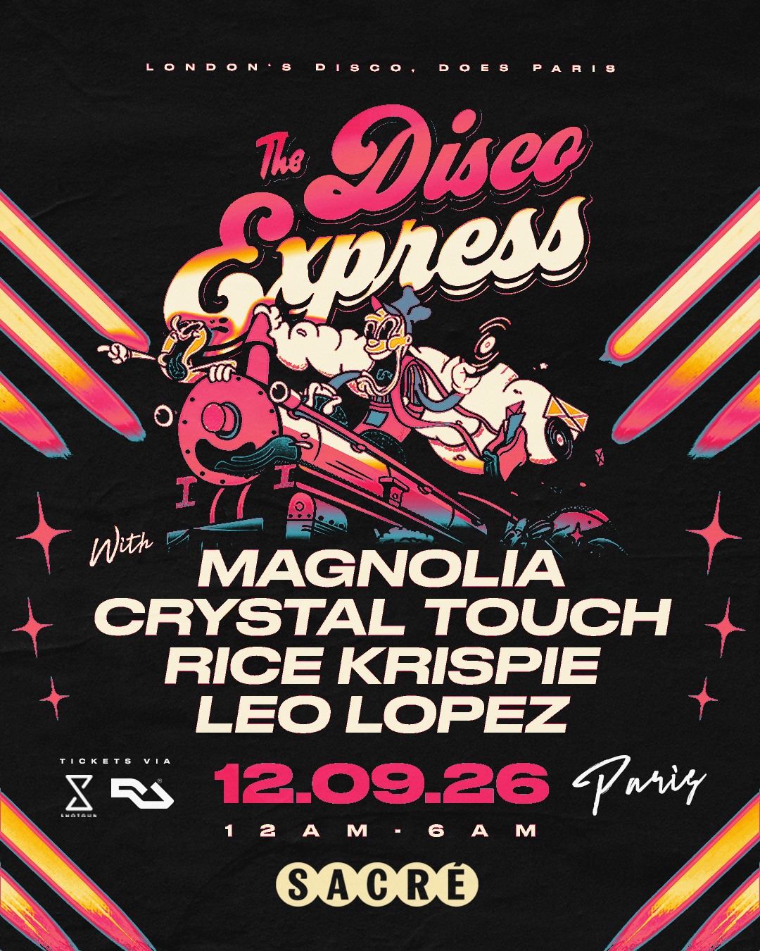 Sacré présente: The Disco Express