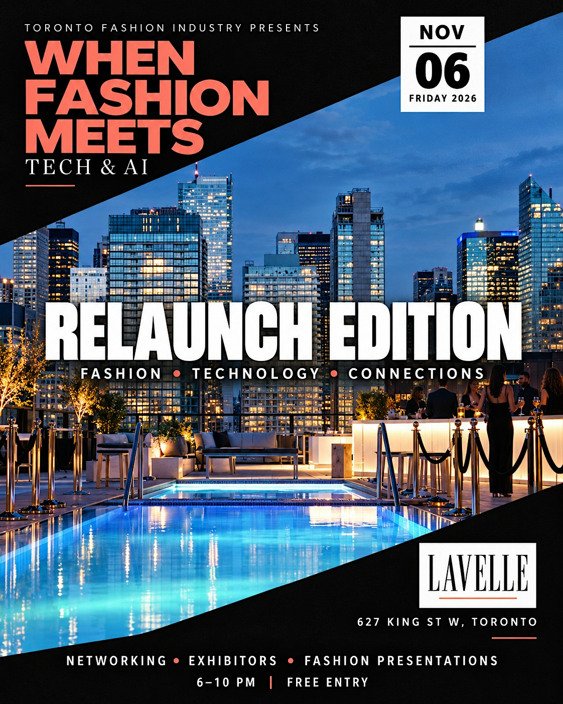 TORONTO FASHION INDUSTRY PRESENTS: WHEN FASHION MEETS TECH & AI NETWORKING