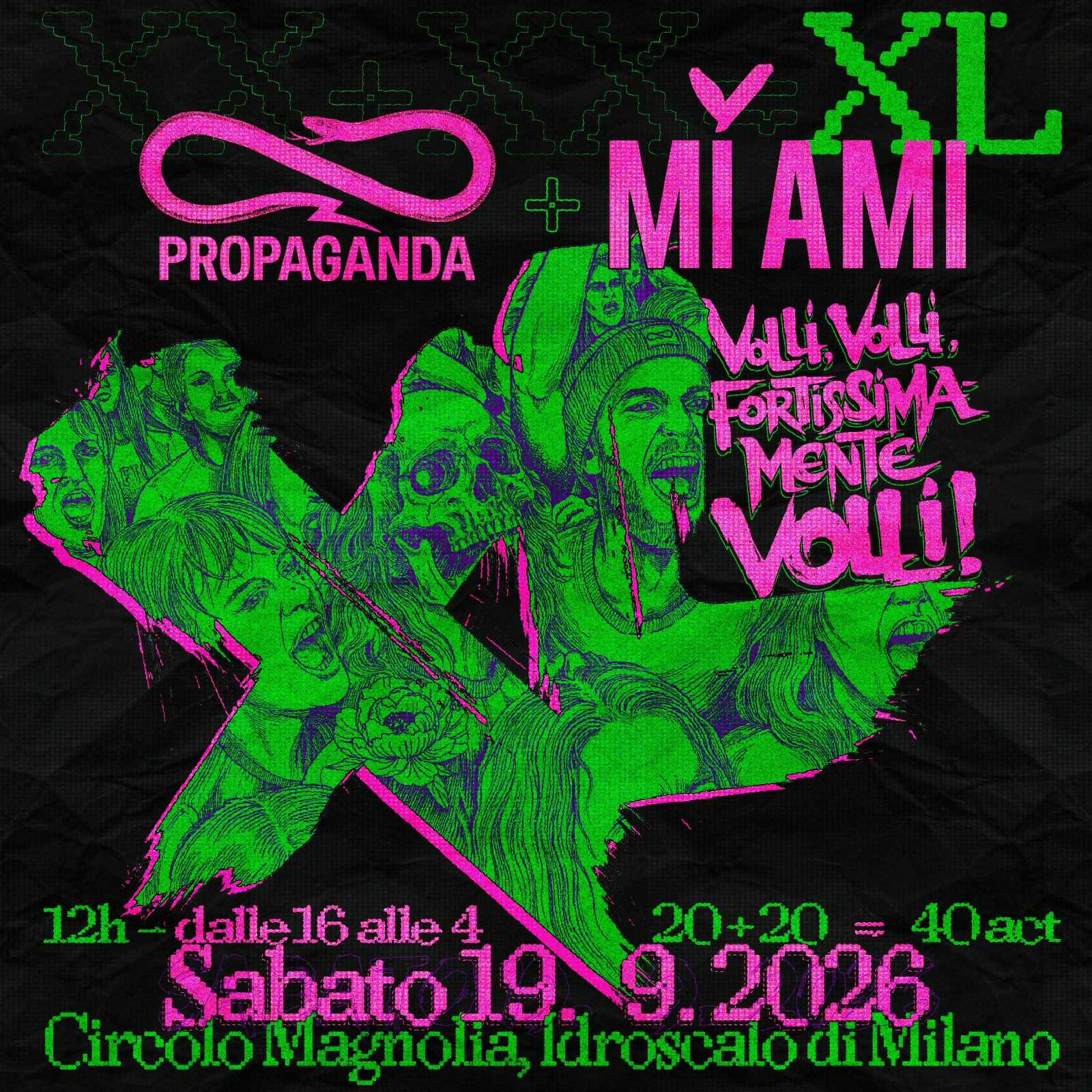 PROPAGANDA + MI AMI | XX + XX = XL