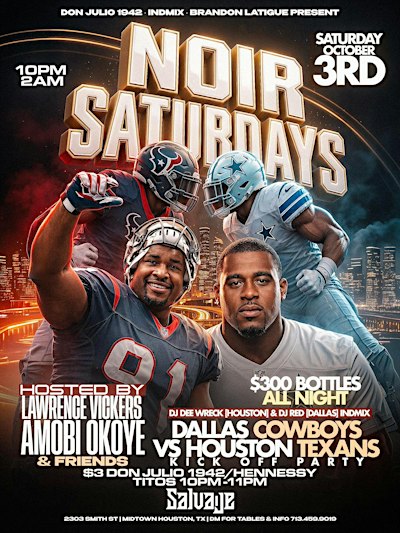 NOIR SATURDAY NIGHTs at Salvaje RoofTop Lounge