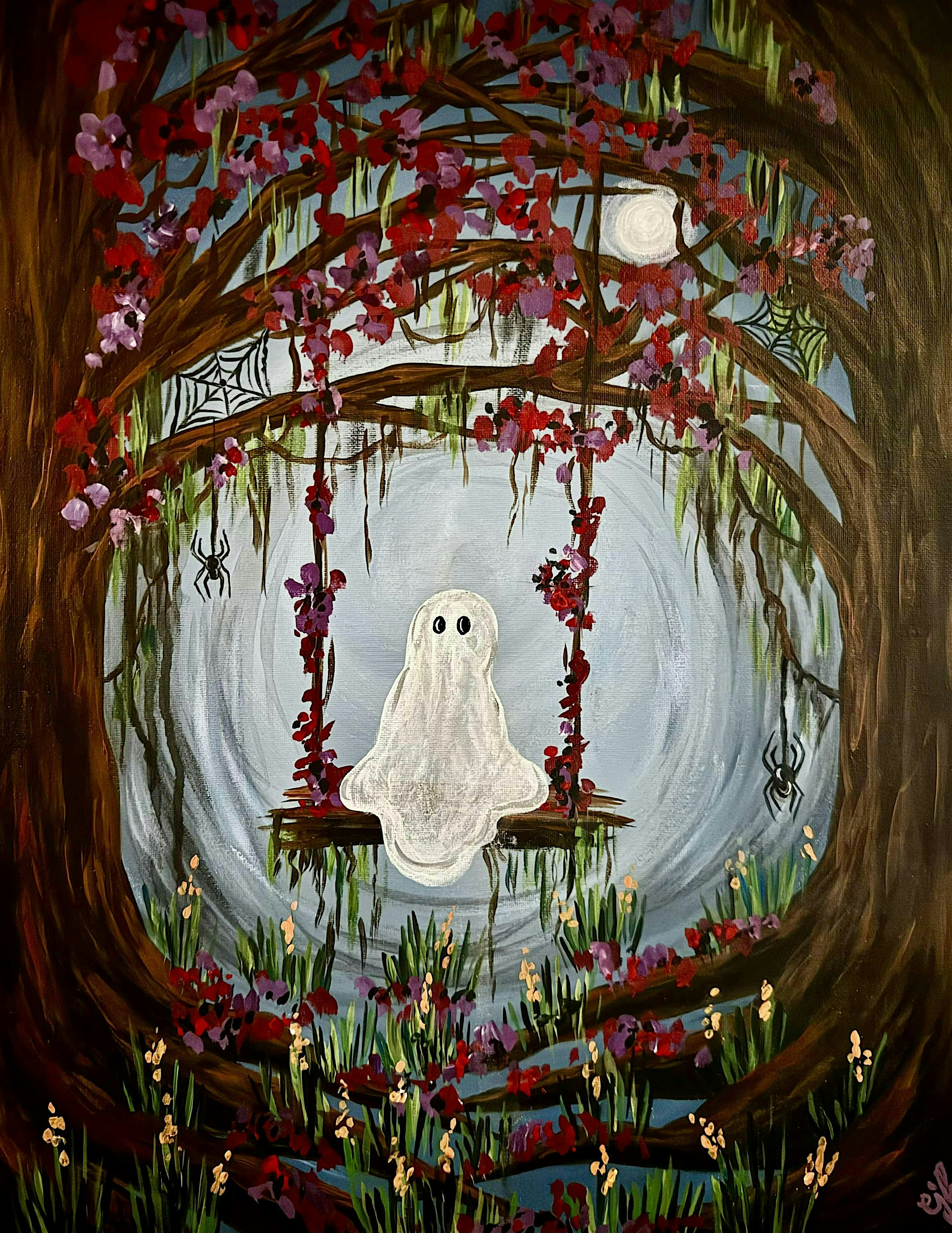 Spooky Swing Canvas or Wood Sign Painting at Lone Tree Brewing Co.