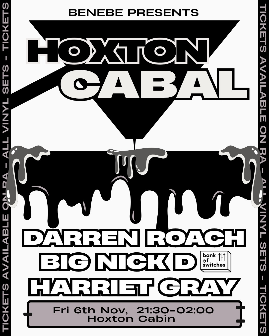 Hoxton Cabal: Darren Roach, Big Nick D, Harriet Gray (Vinyl Only)