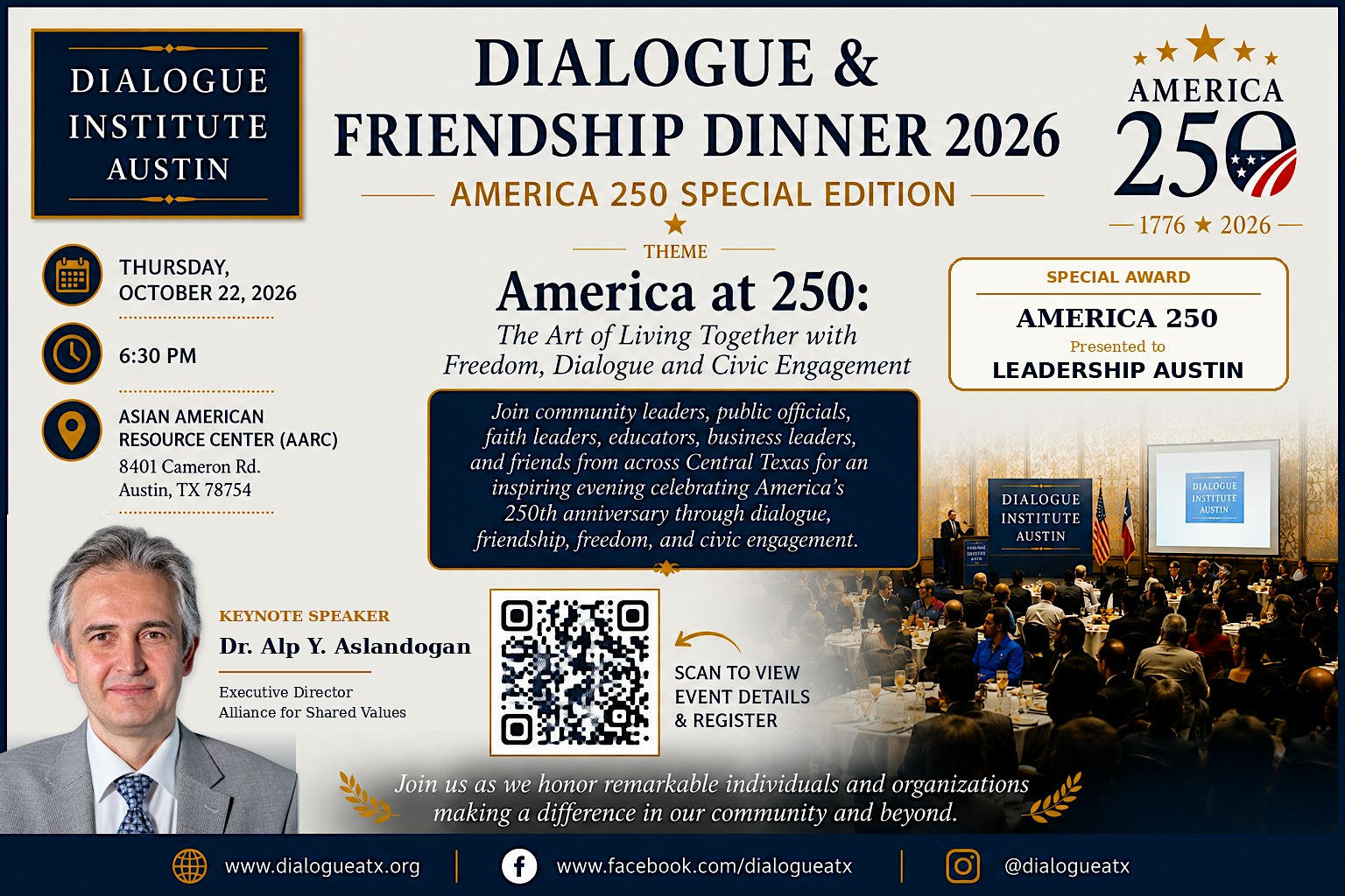 Annual Dialogue and Friendship Dinner 2026