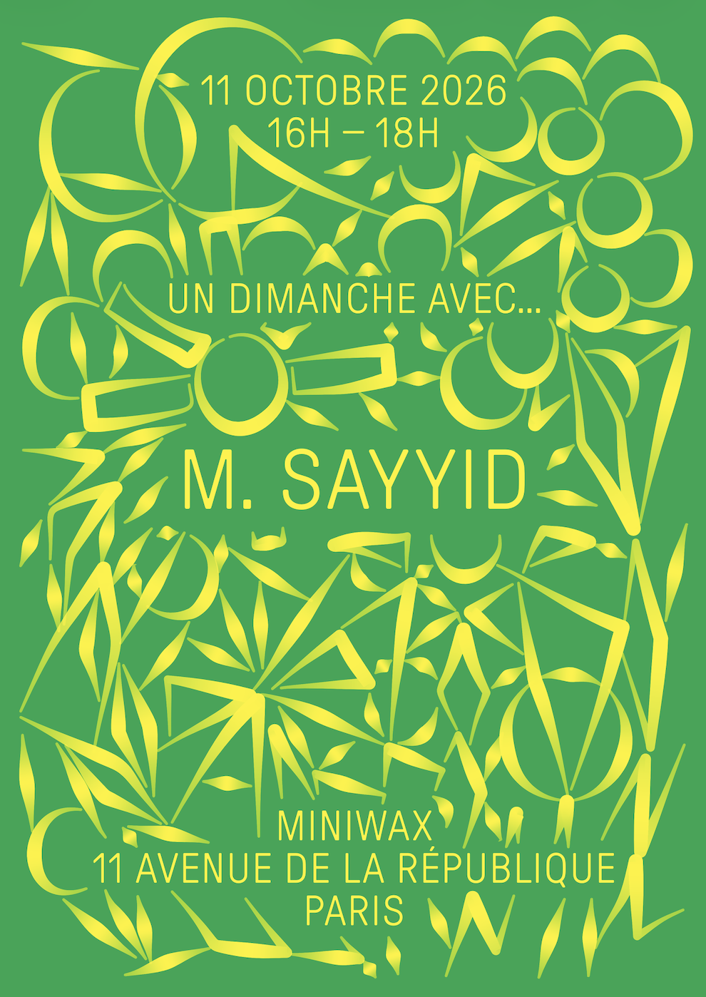 Un dimanche avec M.SAYYID