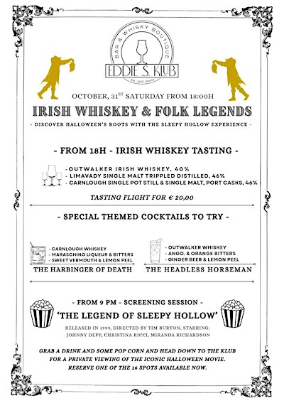 Irish Whiskey & Folk Legends.