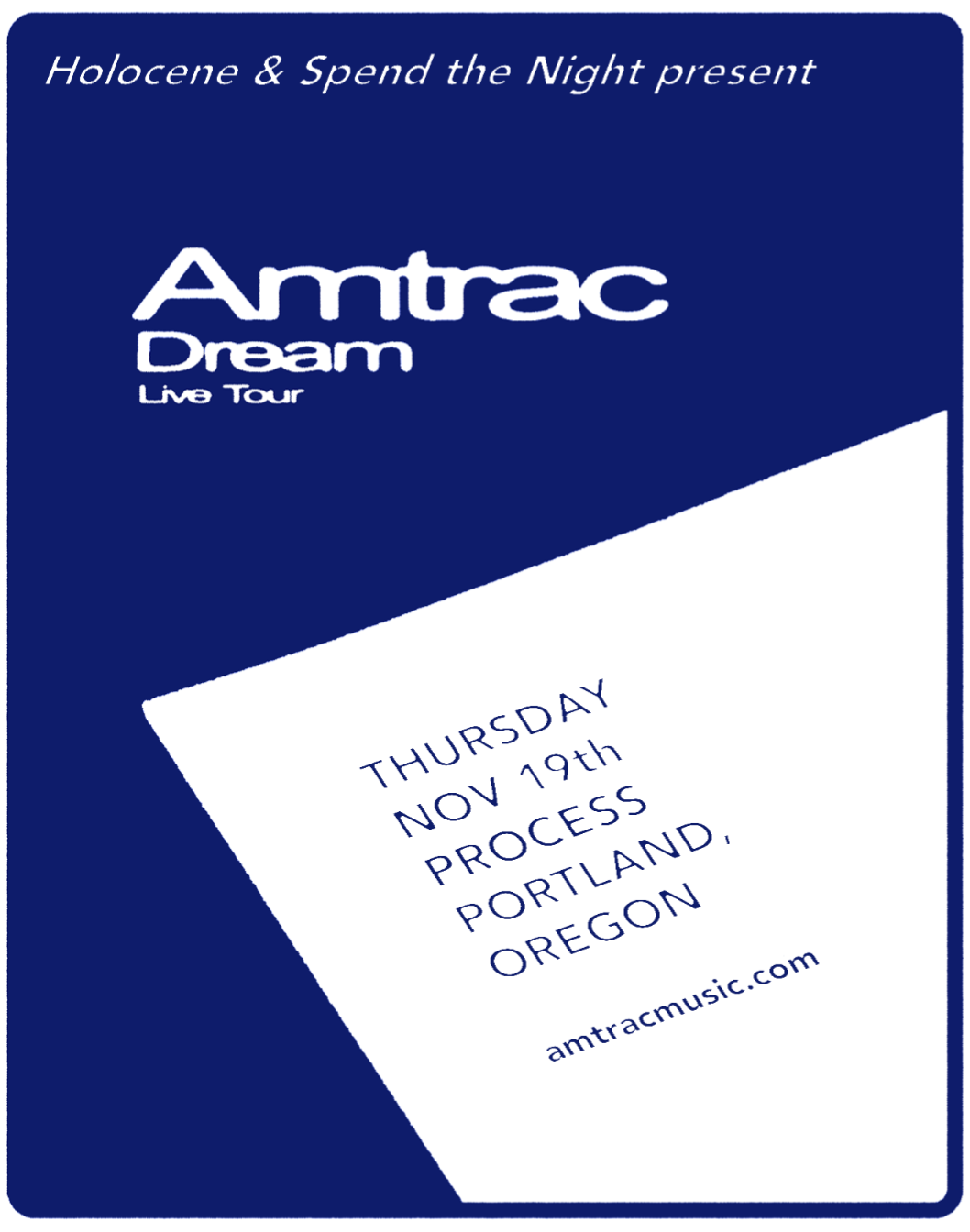 Amtrac [Dream live tour]