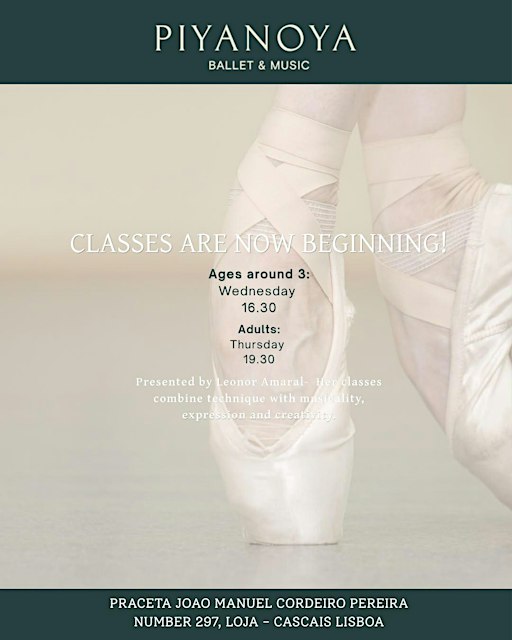Ballet Classes @Piyanoya (Adults)