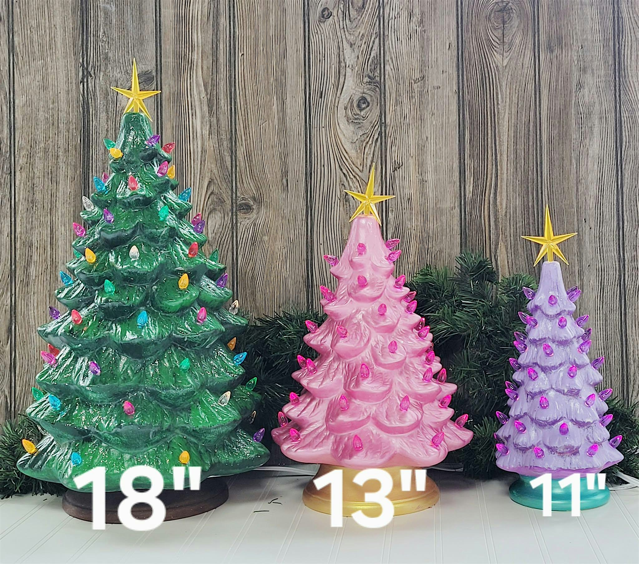 Garden City Vintage Style Ceramic Trees @ Straight Farmhouse Museum
