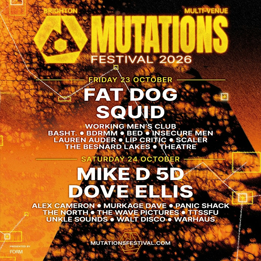 Friday Pass: Mutations Festival 2026 - Fat Dog + Squid