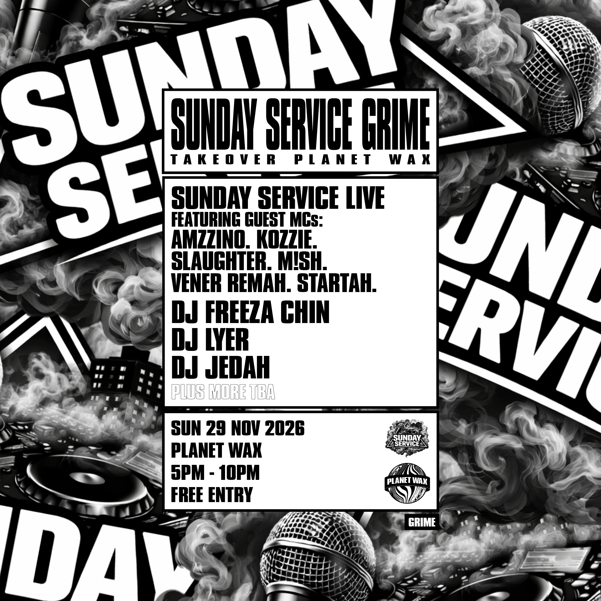 SUNDAY SERVICE GRIME