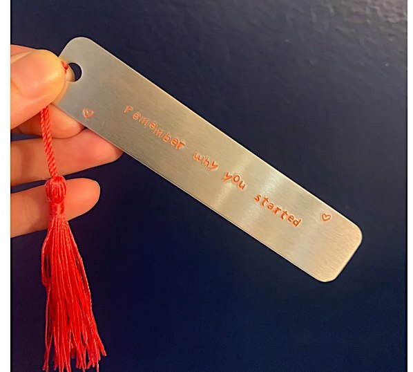 Craft Workshop: Metal Stamped Bookmarks
