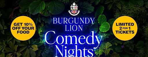 Burgundy Lion Comedy Nights | Montreal Stand-Up Comedy Show (Weekly Live)