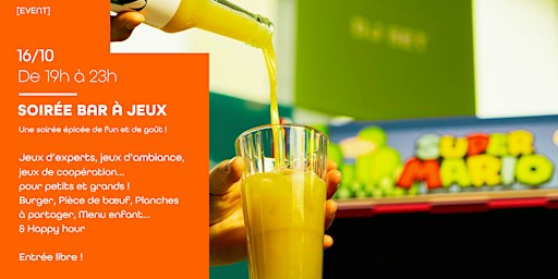 Soirée Bar à jeux