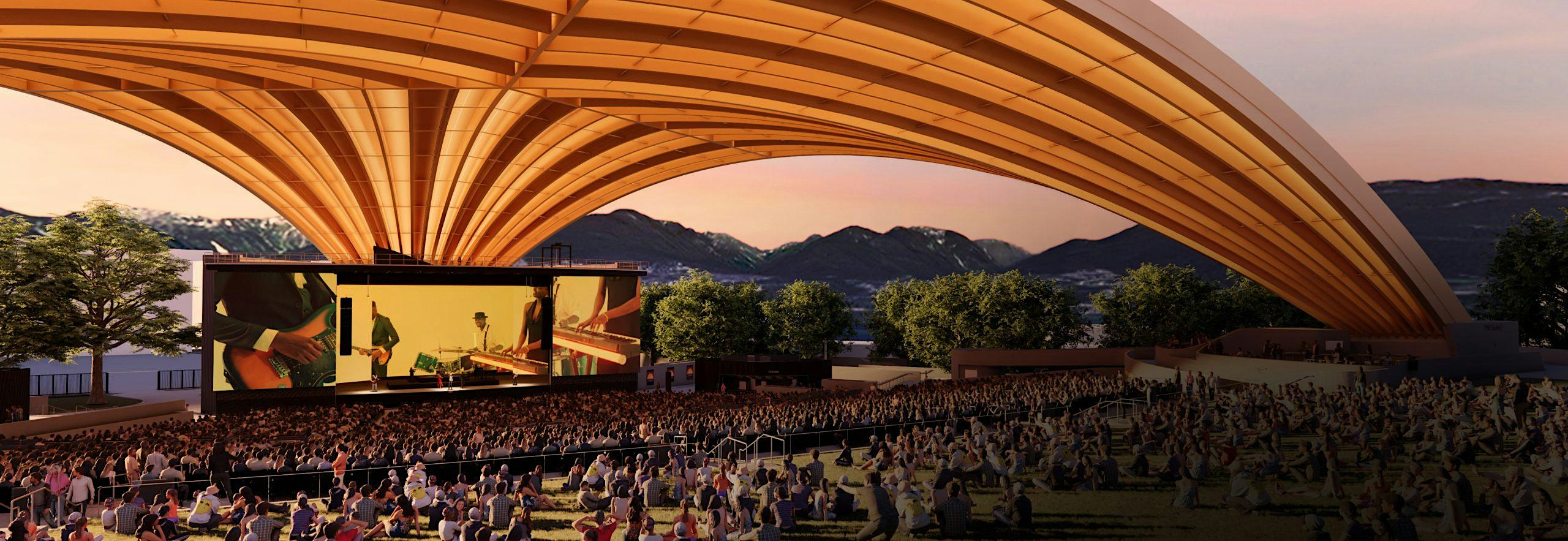 Inside Vancouver's PNE Amphitheatre - Freedom Mobile Arch