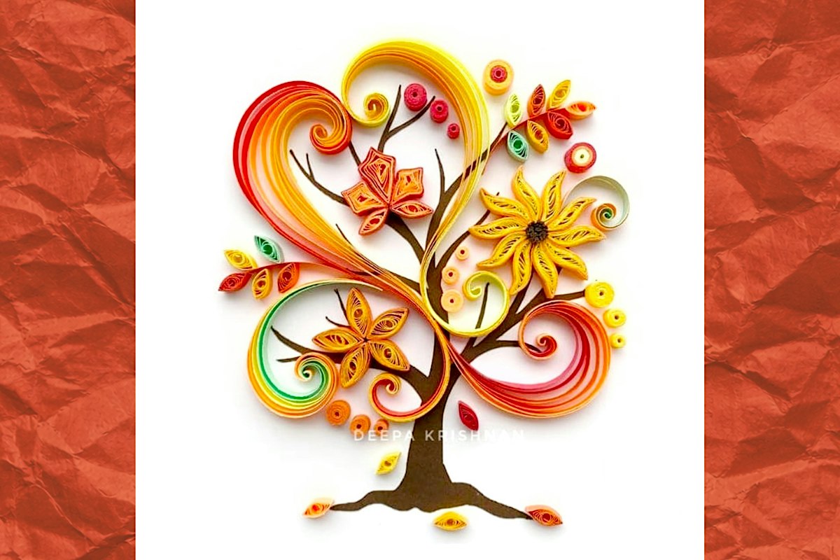 Paper Quilling: Fall Tree Workshop