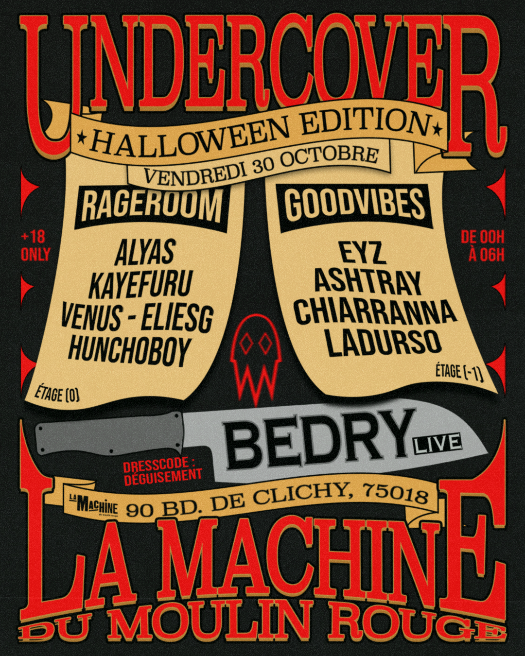 UNDERCOVER - HALLOWEEN ÉDITION