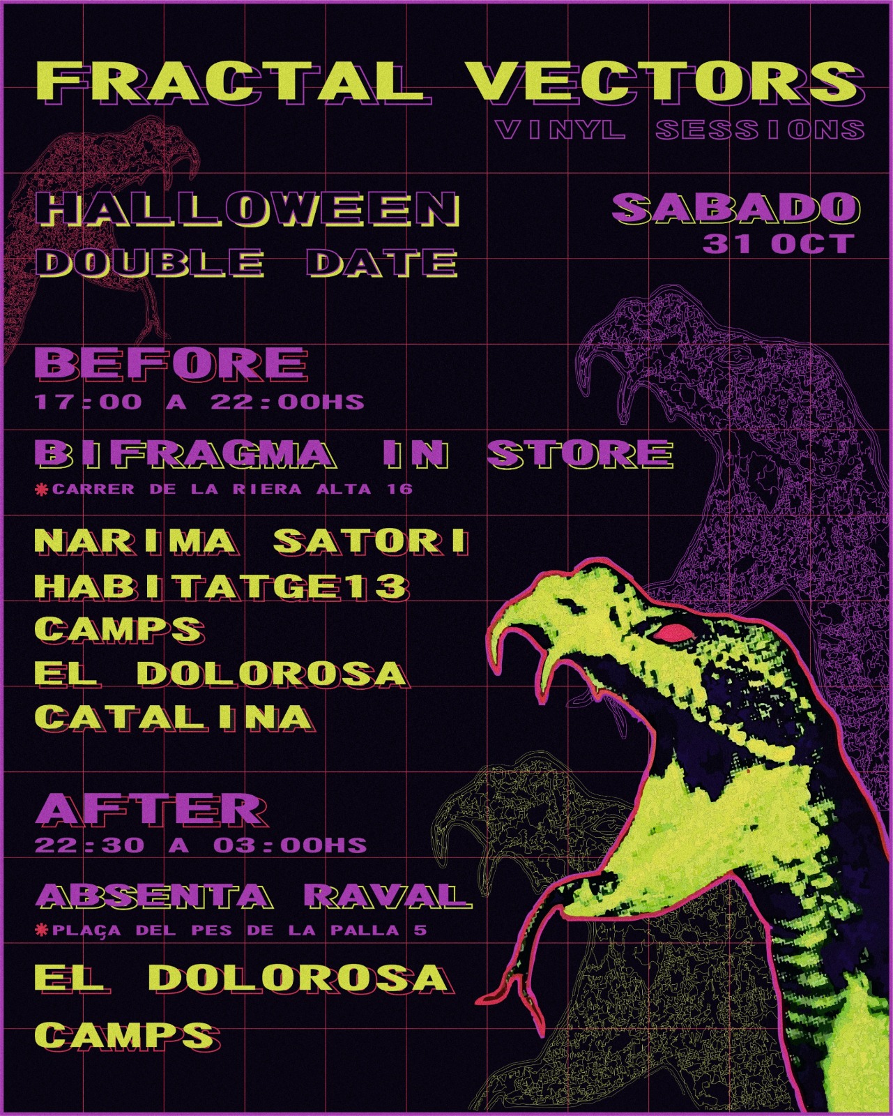 Fractal Vectors-Halloween-Free entry-El Dolorosa/Camps/Catalina/Habitatge13/Narima Satori