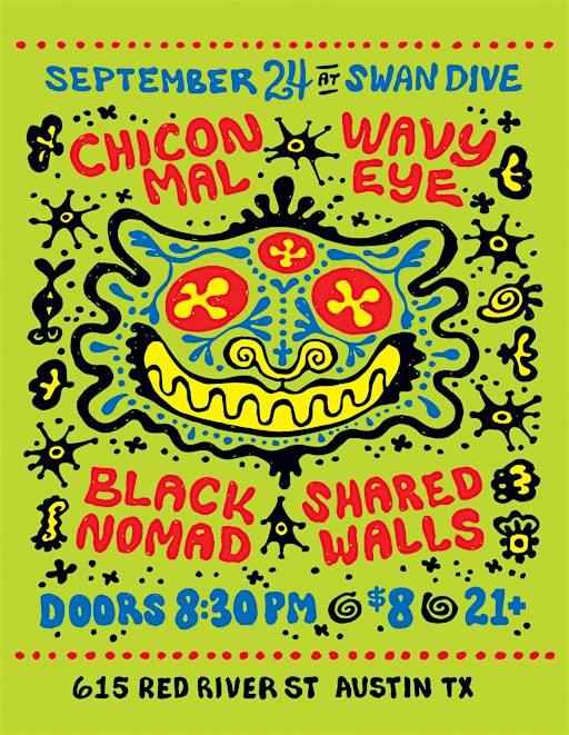 Wavy Eye EP Release w/ Chicon Mal, Black Nomad, & Shared Walls