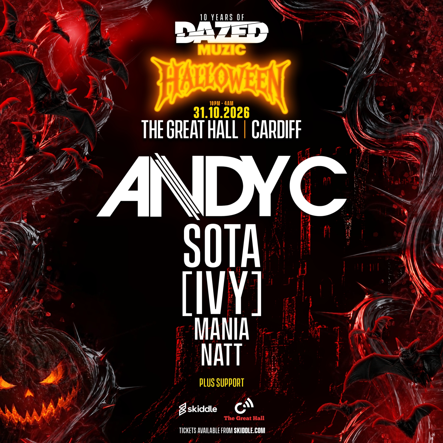 Halloween Rave with Andy C, SOTA, [IVY] + more