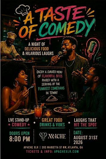 A Taste Of Comedy Live Music &  Comedy Open Mic