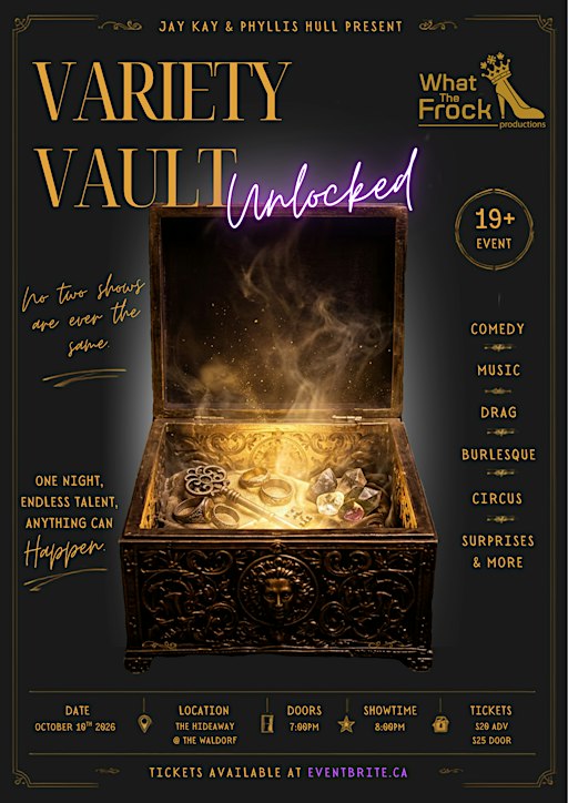 Variety Vault: Unlocked - An adult variety show